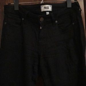 Paige Black Verdugo Crop jeans